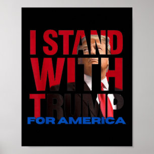 Poster Je Suis Avec Trump