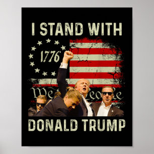 Poster Je Suis Avec Trump Drôle Trump 2024