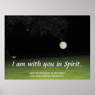 Poster "Je suis avec vous copie dans esprit"