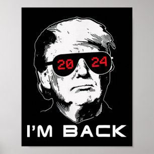 Poster Je suis Ck Trump 2024 Patriotic Take America Ck El