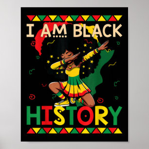 Poster Je Suis Histoire Noire Pour Les Femmes Filles Enfa