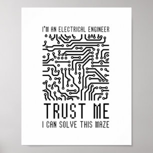 POSTER JE SUIS INGÉNIEUR ÉLECTRIQUE
