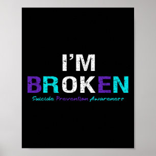 Poster Je suis Invisible sur la prévention du suicide