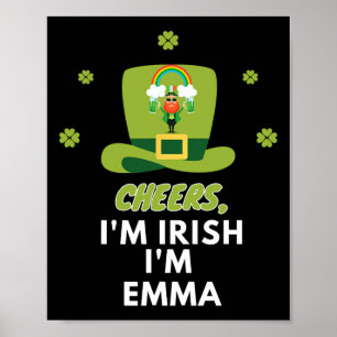 Poster Je Suis Irlandais Je Suis Emma