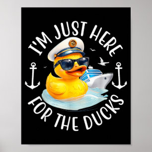 Poster Je suis juste ici pour le canard, Croisière canard
