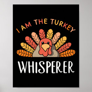 Poster Je Suis La Chasse Turque De Thanksgiving Turc Whis