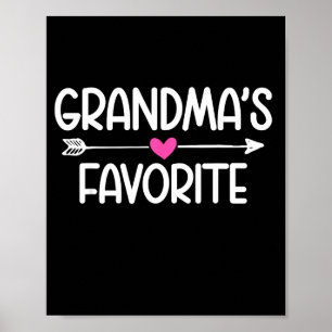 Poster Je suis la petite-fille préférée de grand-mère Hum