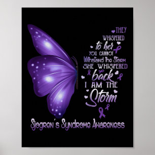 Poster Je suis la tempête Sjogren's Syndrome Sensibilisat