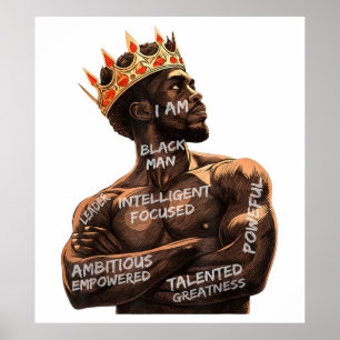 Poster Je suis l'affiche Black Man