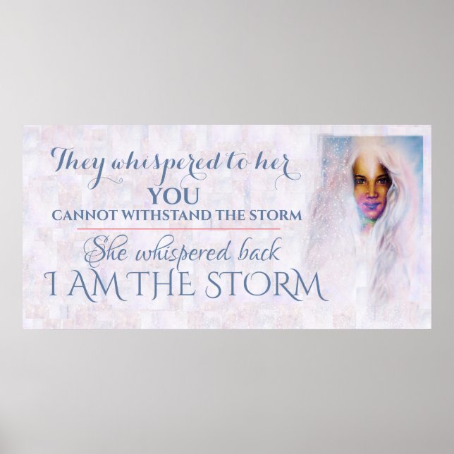 Poster Je Suis L'Affiche De La Tempête (Devant)