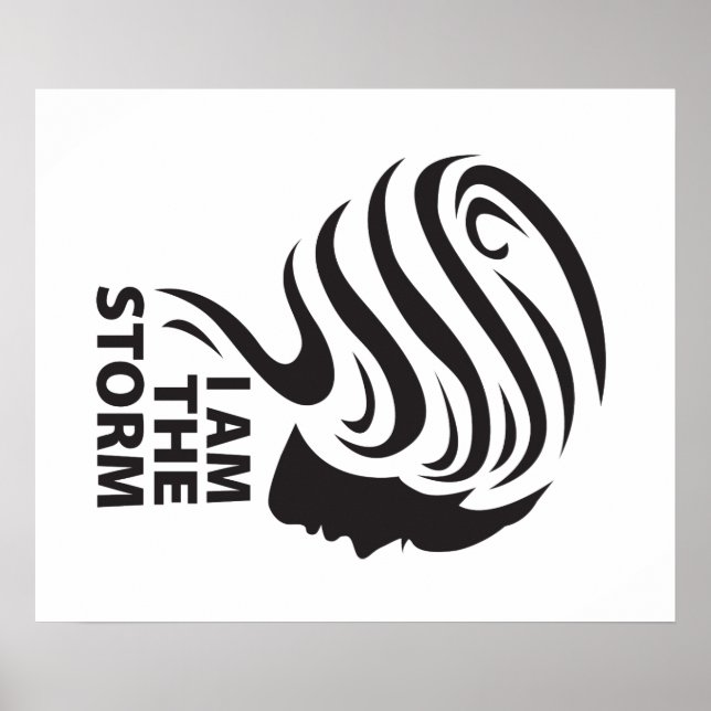 Poster Je suis l'affiche de tempête (Devant)