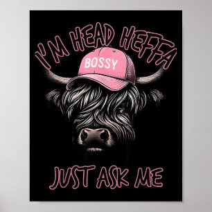 Poster Je suis le grand chef, demandez-moi juste, vache H
