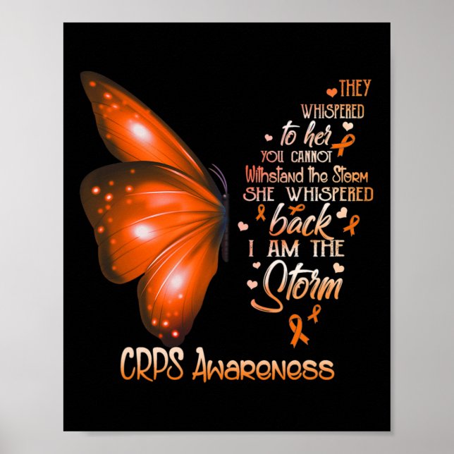 Poster Je Suis Le Papillon De Sensibilisation Aux Crps De (Devant)