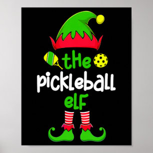 Poster Je suis le Pickleball Elf Christmas Family Matchin