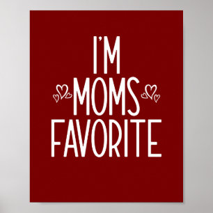 Poster Je suis le préféré de maman