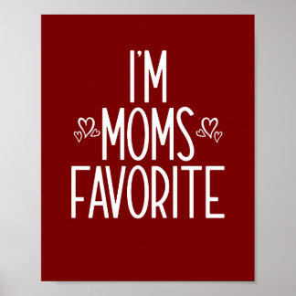 Poster Je suis le préféré de maman