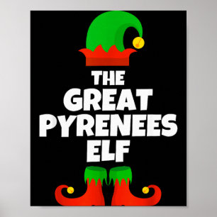 Poster Je suis le pyrenees grand elfe de la famille pyjam