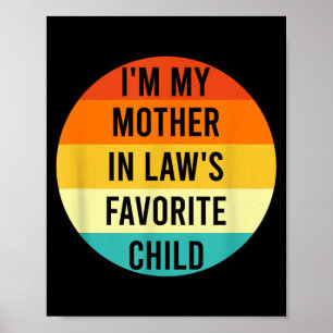 Poster Je suis l'enfant préféré de ma belle-mère, drôle d