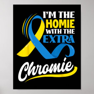 Poster Je Suis L'Homie Avec Le Syndrome De Chromie Supplé
