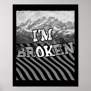 Poster Je suis OK Broken - Je suis Broken Overdose Awaren