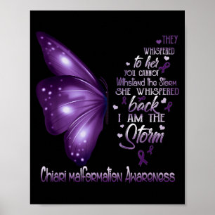 Poster Je suis papillon de sensibilisation à la malformat