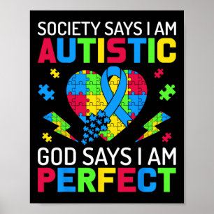 Poster Je suis Parfait Sensibilisation sur l'autisme Enfa