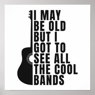 Poster Je Suis Peut-Être Vieille Mais Je Dois Voir Toutes
