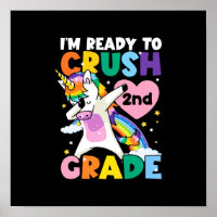 Je suis prêt à écraser 2e année Unicorne Coeur 1er