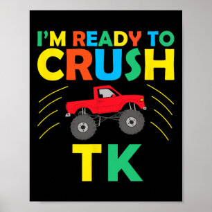 Poster Je suis prêt à écraser Tk Dinosaur retour à l'écol