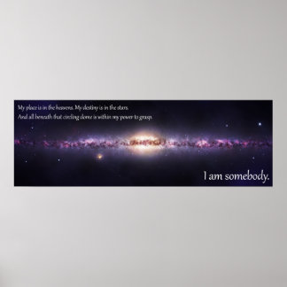 Poster Je suis quelqu'un - Inspiration Panoramique