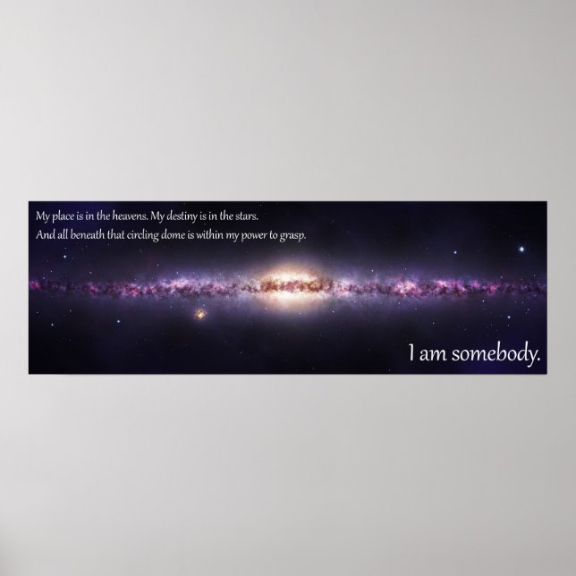 Poster Je suis quelqu'un - Inspiration Panoramique (Devant)