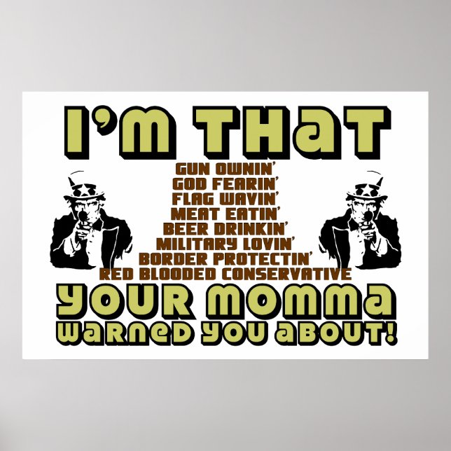 Poster Je suis si conservateur (Devant)