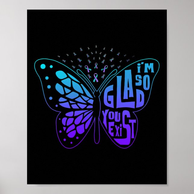 Poster Je suis si heureux que vous existiez avant le suic (Devant)