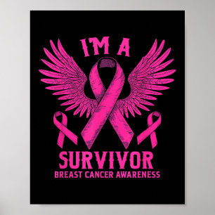 Poster Je Suis Survivante Sensibilisation Au Cancer Du Se