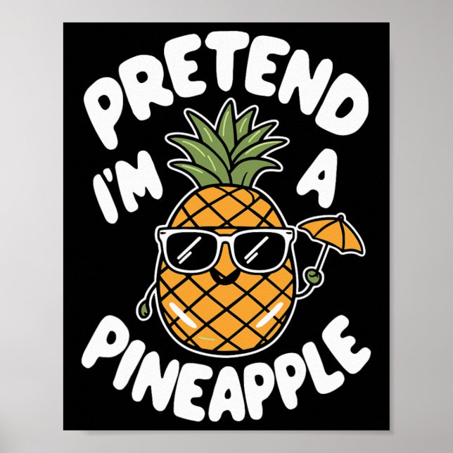 Poster Je suis un ananas (Devant)