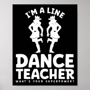Poster Je suis un enseignant de danse en ligne Quelle est