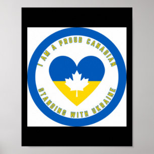 Poster Je Suis Un Fière Canadienne Qui Prend Position Ave