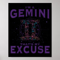 Je Suis Un Gemini Zodiac Sign Graphisme Art Twins