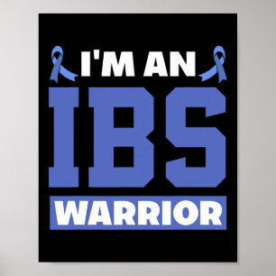 Poster Je suis un guerrier de l'Ibs Irritable Bowel Syndr