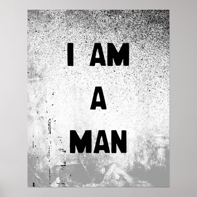POSTER JE SUIS UN HOMME (Devant)