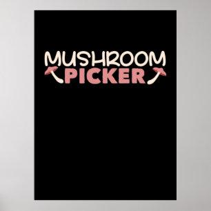 Poster Je Suis Un Sicker De Champignons