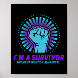 Poster Je suis un survivant Sensibilisation à la préventi