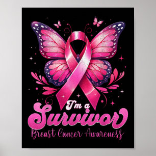 Poster Je suis un survivant Sensibilisation au cancer du 