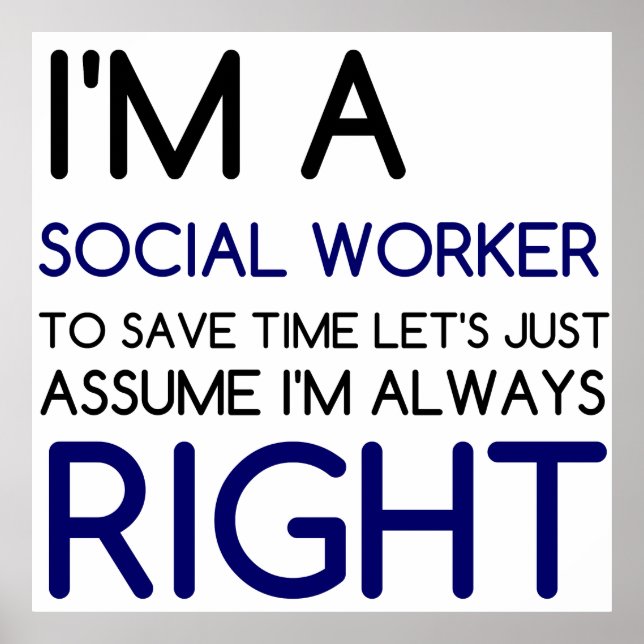 POSTER JE SUIS UN TRAVAILLEUR SOCIAL (Devant)