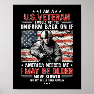 Poster Je Suis Un Vétérinaire Des États-Unis, Je Peux 