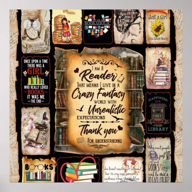 Poster Je Suis Une Blanchette De Lecteur, Une Blanche De  (Devant)