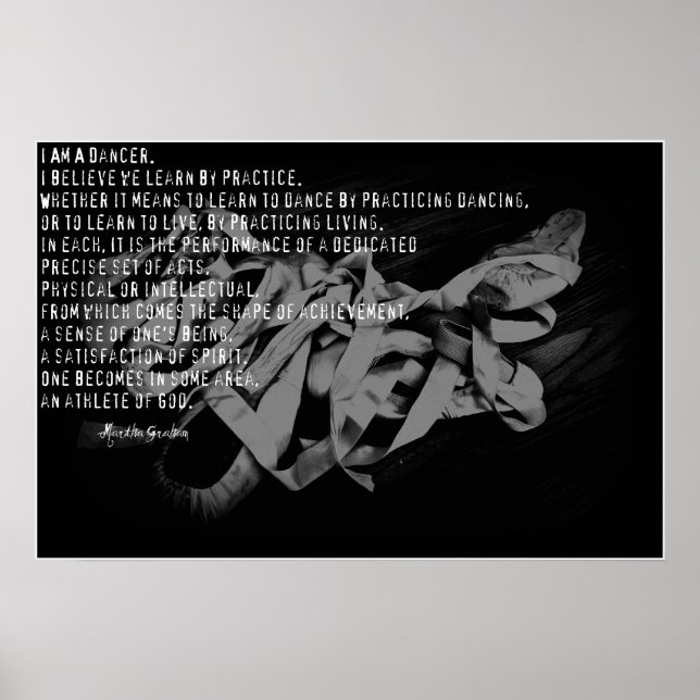 Poster Je suis une danseuse (Devant)