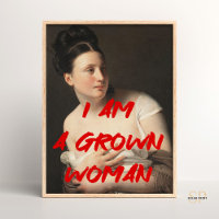 Je suis une femme adulte Peinture de la Renaissanc