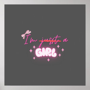 Poster " Je suis une FILLE "