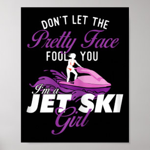 Poster Je suis une fille de motomarine - Amateur de motom